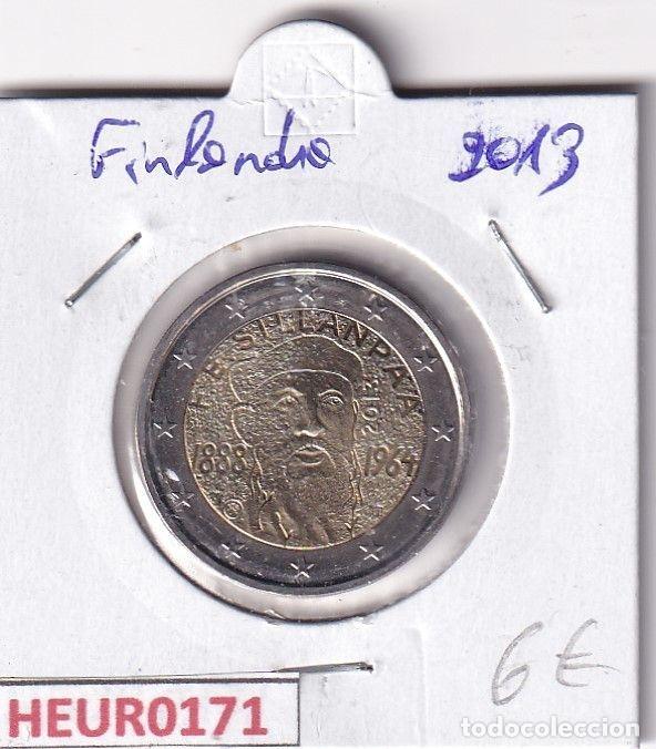 Moedas antigas da Europa: HEUR0171 MONEDA FINLANDIA 2 EUROS 2013 (Frans Eemil)