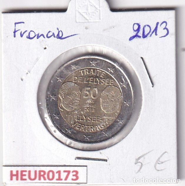 Moedas antigas da Europa: HEUR0173 MONEDA FRANCIA 2 EUROS 2013 (Tratado del Eliseo)