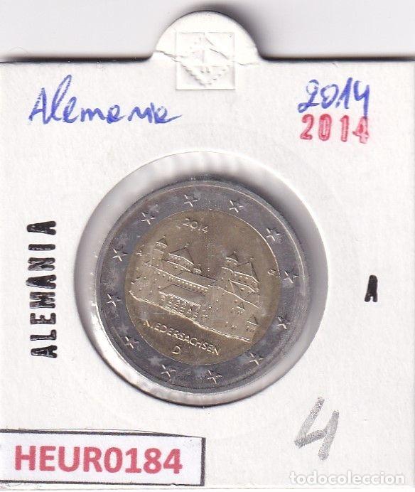 Alte M&uuml;nzen aus Europa: HEUR0184 MONEDA ALEMANIA 2 EUROS 2014 Letra A