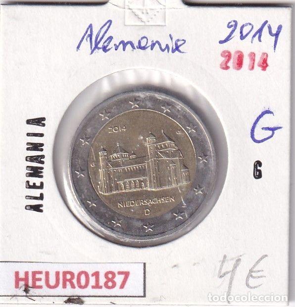 Alte M&uuml;nzen aus Europa: HEUR0187 MONEDA ALEMANIA 2 EUROS 2014 Letra G