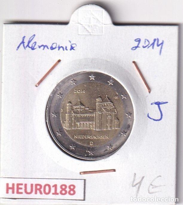 Old Coins of Europe: HEUR0188 MONEDA ALEMANIA 2 EUROS 2014 Letra J