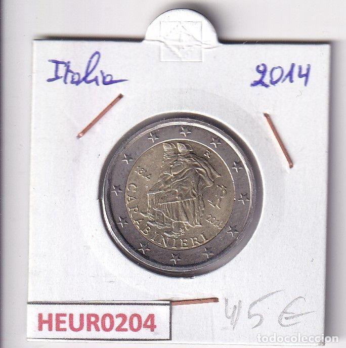 Moedas antigas da Europa: HEUR0204 MONEDA ITALIA 2 EUROS 2014 (Aniversario carabinieri)