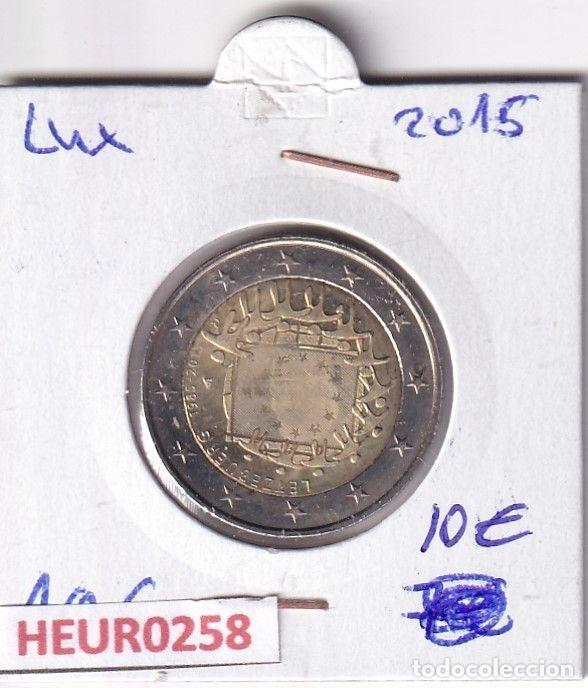 Old Coins of Europe: HEUR0258 MONEDA LUXEMBURGO 2 EUROS 2015 (Bandera europea)