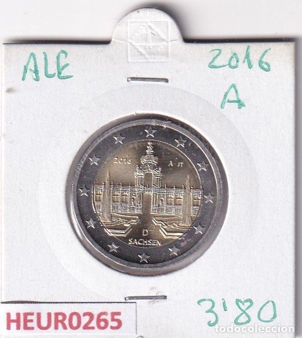Old Coins of Europe: HEUR0265 MONEDA ALEMANIA 2 EUROS 2016 Letra A