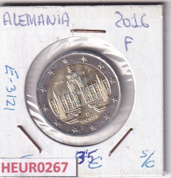 Old Coins of Europe: HEUR0267 MONEDA ALEMANIA 2 EUROS 2016 Letra F