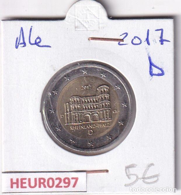 Monnaies anciennes de Europe: HEUR0297 MONEDA ALEMANIA 2 EUROS 2017 Letra D