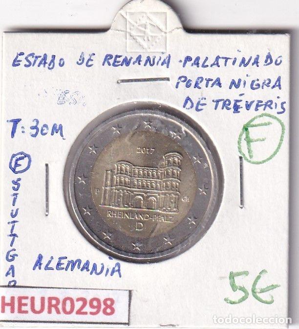 Monnaies anciennes de Europe: HEUR0298 MONEDA ALEMANIA 2 EUROS 2017 Letra F