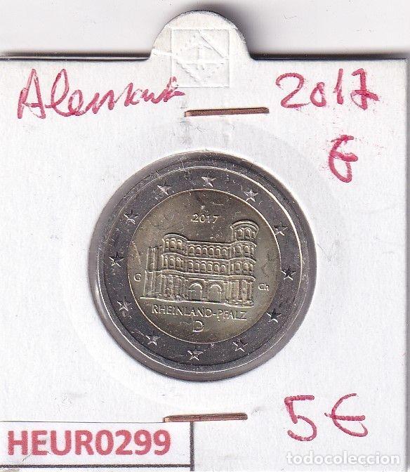 Monnaies anciennes de Europe: HEUR0299 MONEDA ALEMANIA 2 EUROS 2017 Letra G