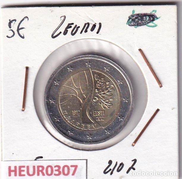 Monnaies anciennes de Europe: HEUR0307 MONEDA ESTONIA 2 EUROS 2017