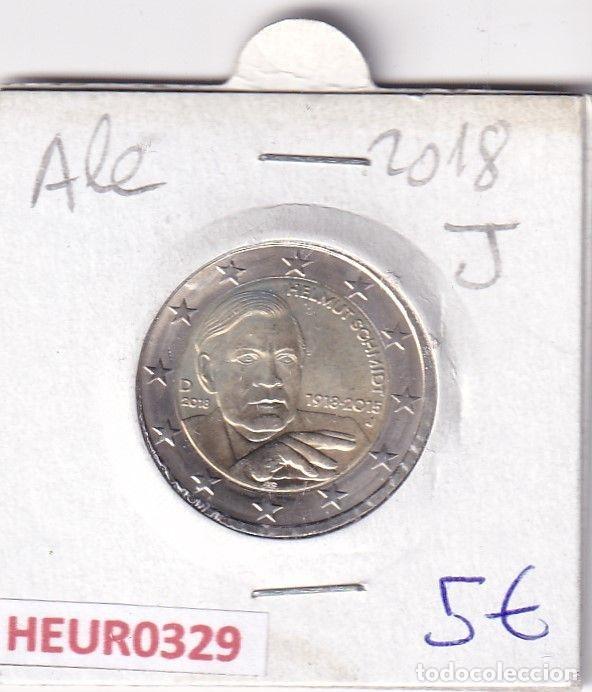 Monete antiche di Europa: HEUR0329 MONEDA ALEMANIA 2 EUROS 2018 Letra J (Helmut Schmidt)