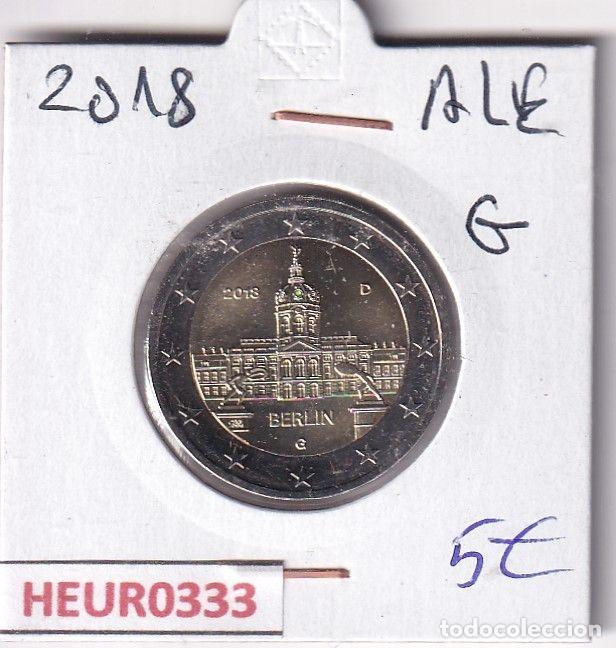 Monete antiche di Europa: HEUR0333 MONEDA ALEMANIA 2 EUROS 2018 Letra G (Palacio)