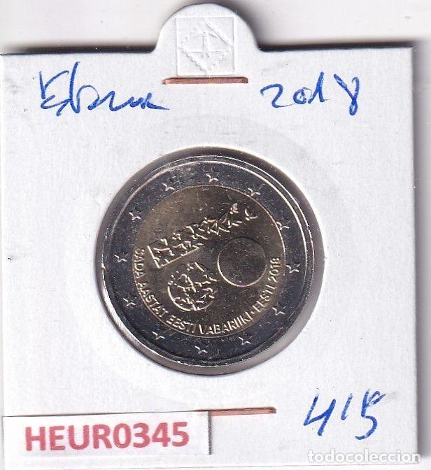 Monete antiche di Europa: HEUR0345 MONEDA ESTONIA 2 EUROS 2018 (100 Aniv. Rep&uacute;blica Estonia)