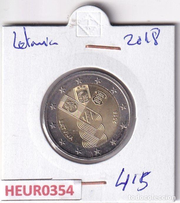 Monete antiche di Europa: HEUR0354 MONEDA LETONIA 2 EUROS 2018 (Estados b&aacute;lticos)