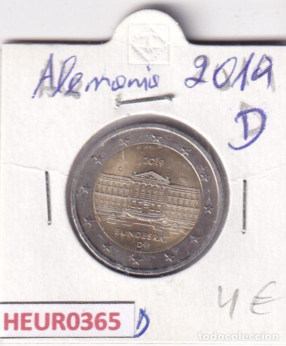 Monete antiche di Europa: HEUR0365 MONEDA ALEMANIA 2 EUROS 2019 Letra D (Bundesrat)