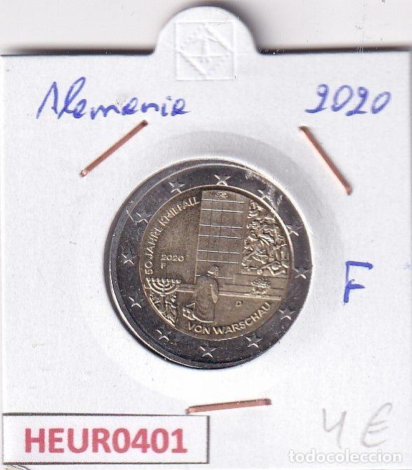 Monete antiche di Europa: HEUR0401 MONEDA ALEMANIA 2 EUROS 2020 Letra F (Genuflexi&oacute;n Varsovia)