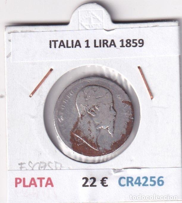Monete antiche di Europa: CR4256 MONEDA ITALIA 1 LIRA 1859 PLATA ESCASA