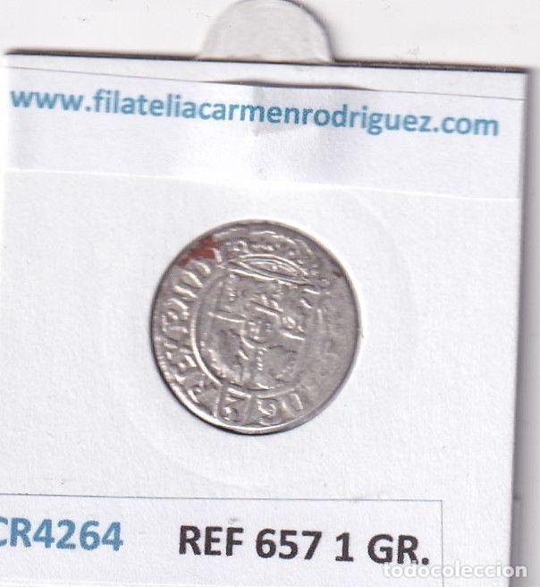 Moedas antigas da Europa: CR4264 MONEDA POLONIA 1/24 THALER 1587-1632 PLATA