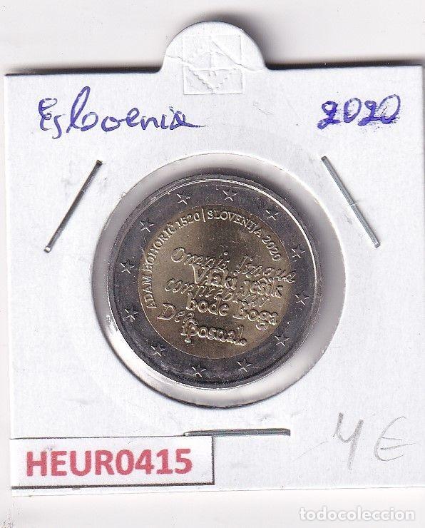 Moedas antigas da Europa: HEUR0415 MONEDA ESLOVENIA 2 EUROS 2020