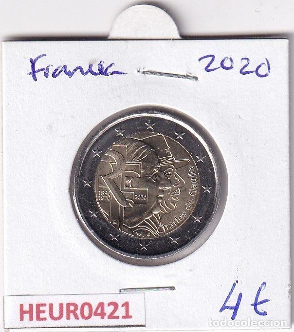 Monete antiche di Europa: HEUR0421 MONEDA FRANCIA 2 EUROS 2020 (Charles de Gaulle)