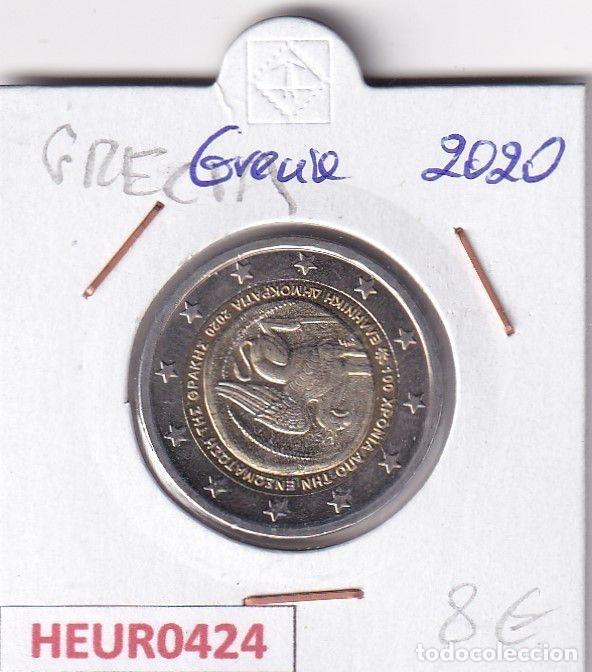 Monete antiche di Europa: HEUR0424 MONEDA GRECIA 2 EUROS 2020 (Uni&oacute;n de Tracia con Grecia)