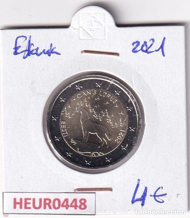 Monete antiche di Europa: HEUR0448 MONEDA ESTONIA 2 EUROS 2021 (El lobo)