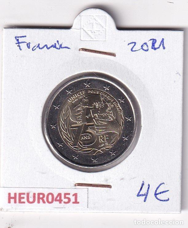 Monete antiche di Europa: HEUR0451 MONEDA FRANCIA 2 EUROS 2021 (UNICEF)
