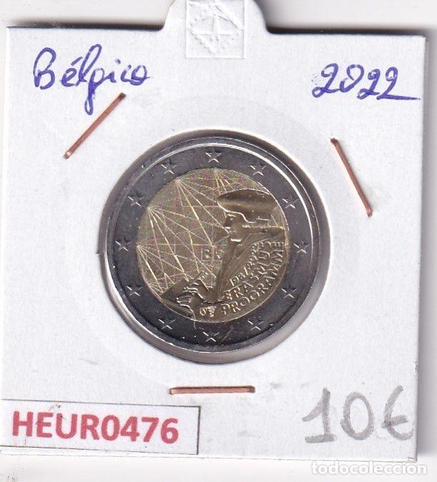 Monete antiche di Europa: HEUR0476 MONEDA BELGICA 2 EUROS 2022 (Programa Erasmus)