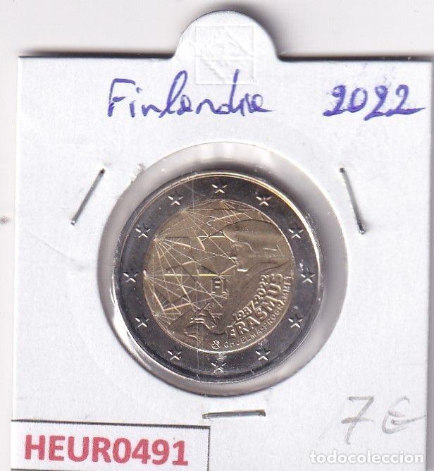 Old Coins of Europe: HEUR0491 MONEDA FINLANDIA 2 EUROS 2022 (Programa Erasmus)
