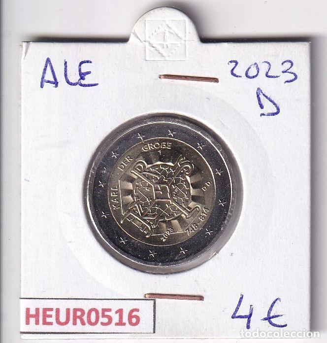 Monnaies anciennes de Europe: HEUR0516 MONEDA ALEMANIA 2 EUROS 2023 Letra D (Carlomagno)