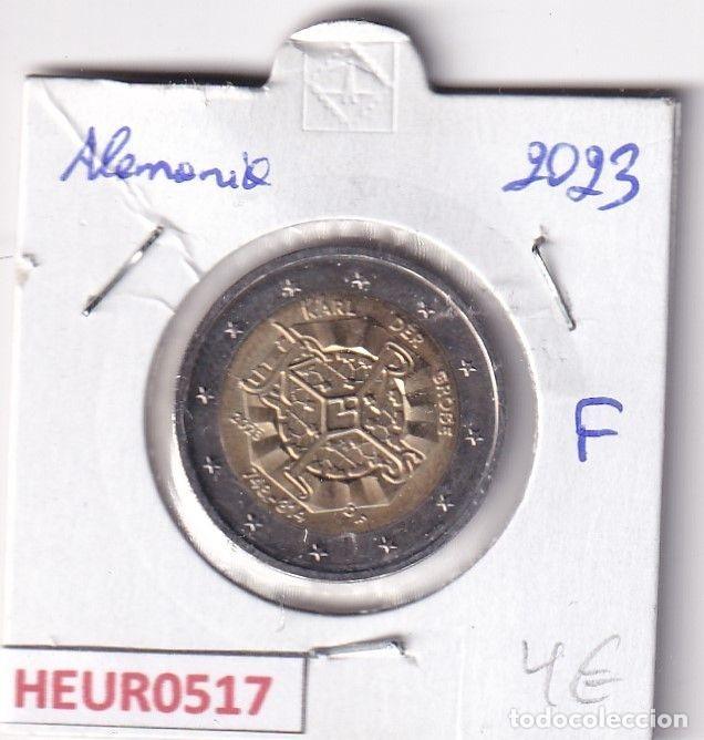 Monnaies anciennes de Europe: HEUR0517 MONEDA ALEMANIA 2 EUROS 2023 Letra F (Carlomagno)