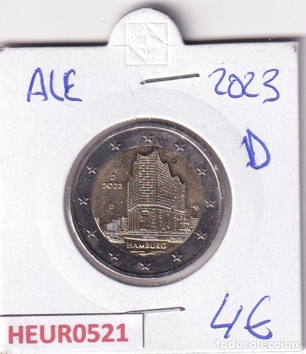 Monnaies anciennes de Europe: HEUR0521 MONEDA ALEMANIA 2 EUROS 2023 Letra D (Filarm&oacute;nica de Elba)