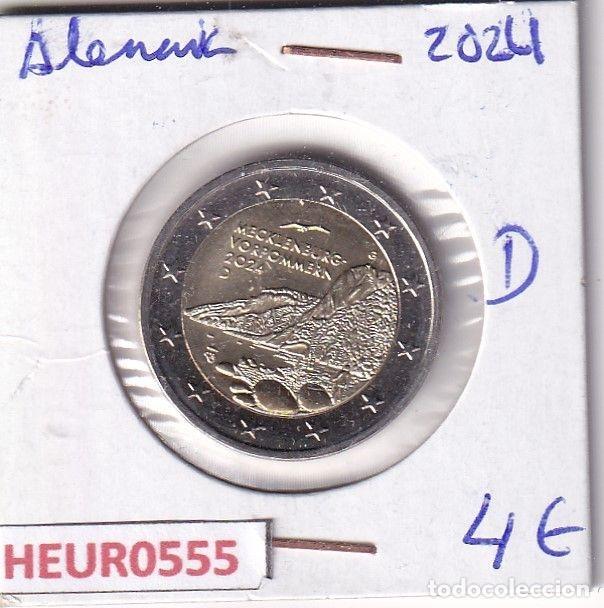 Monedas antiguas de Europa: HEUR0555 MONEDA ALEMANIA 2 EUROS 2024 Letra D (Pomerania)