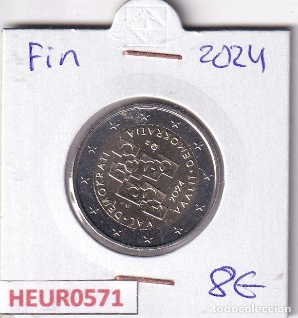 Monedas antiguas de Europa: HEUR0571 MONEDA FINLANDIA 2 EUROS 2024 (Elecciones y democracia)