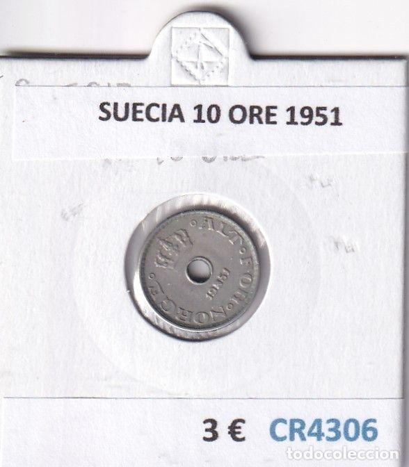 Monete antiche di Europa: CR4306 MONEDA SUECIA 10 ORE 1951