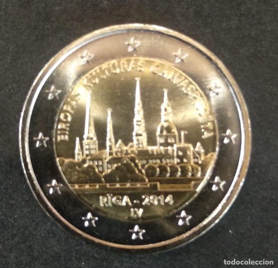Monnaies anciennes de Europe: HEUR0205 MONEDA LETONIA 2 EUROS 2014