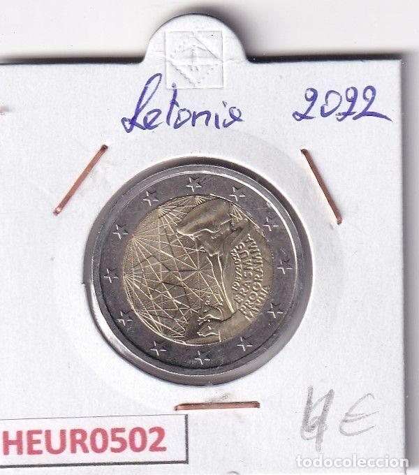 Monete antiche di Europa: HEUR0502 MONEDA LETONIA 2 EUROS 2022 (Programa Erasmus)