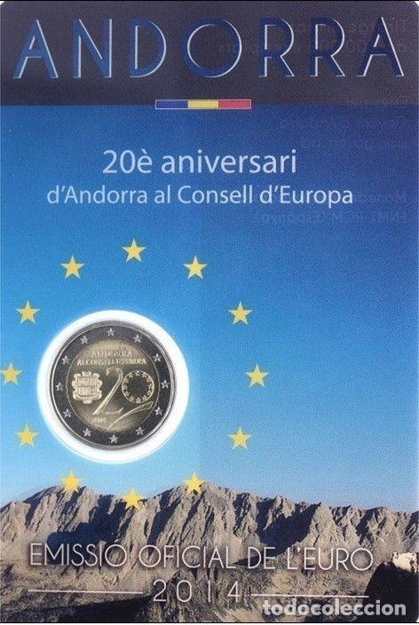 Monete antiche di Europa: HEUR0623 MONEDA ANDORRA 2 EUROS 2014 COIN CARD