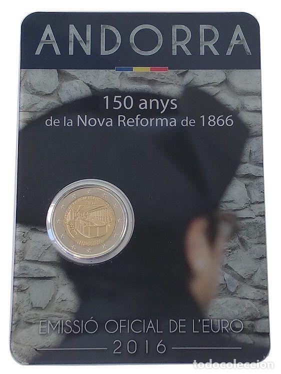 Monete antiche di Europa: HEUR0624 MONEDA ANDORRA 2 EUROS 2014 (Reforma de 1866) COIN CARD