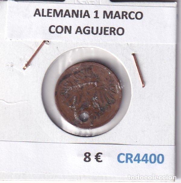 Monnaies anciennes de Europe: CR4400 MONEDA ALEMANIA 1 MARCO CON AGUJERO