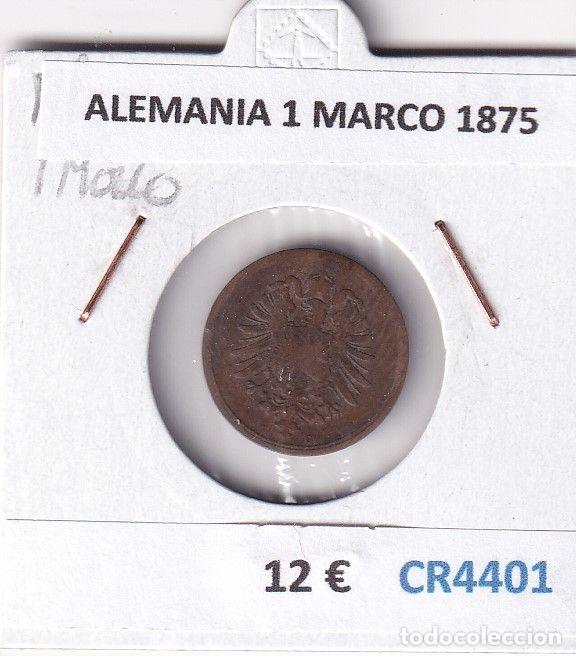 Monnaies anciennes de Europe: CR4401 MONEDA ALEMANIA 1 MARCO 1875