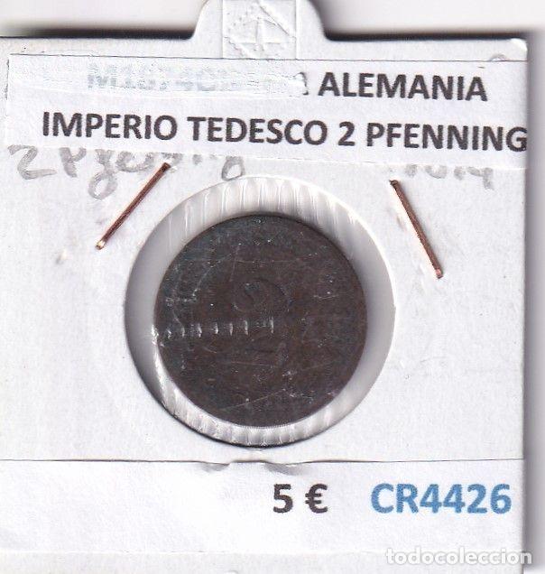 Monete antiche di Europa: CR4426 MONEDA ALEMANIA IMPERIO TEDESCO 2 PFENNING