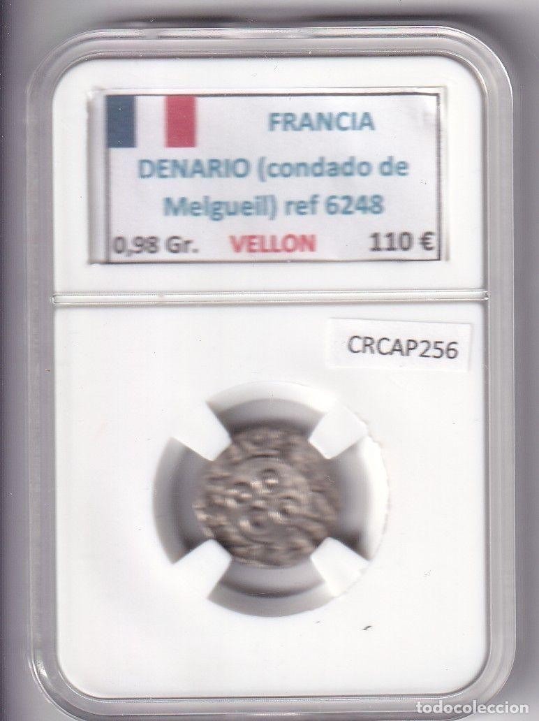 Monete antiche di Europa: CRCAP256 MONEDA FRANCIA DENARIO CONDADO DE MELGUEIL VELLON