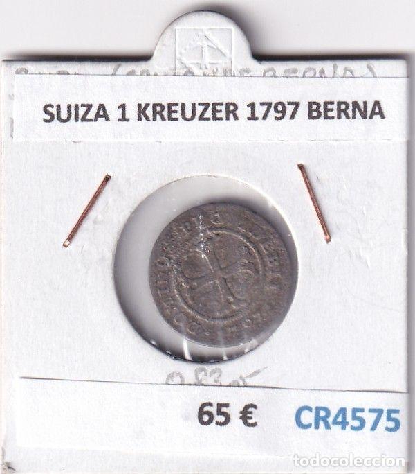 Monete antiche di Europa: CR4575 MONEDA SUIZA 1 KREUZER 1797 BERNA