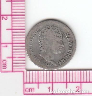 Monedas antiguas de Europa: CR4592 MONEDA ITALIA REINO DE NAPOLES 1813 1/2 LIRA JOAQUIM MURAT PLATA