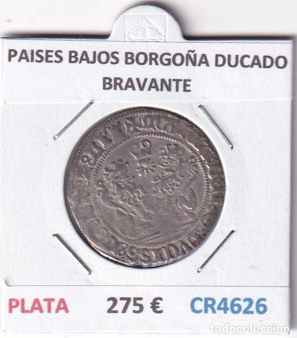 Monedas antiguas de Europa: CR4626 MONEDA PAISES BAJOS BORGO&Ntilde;A DUCADO BRAVANTE 1433-1477 DOBLE BRIQUET PLATA