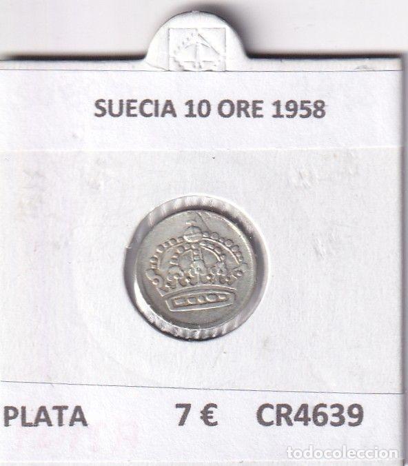 Monedas antiguas de Europa: CR4639 MONEDA SUECIA 10 ORE 1958 PLATA