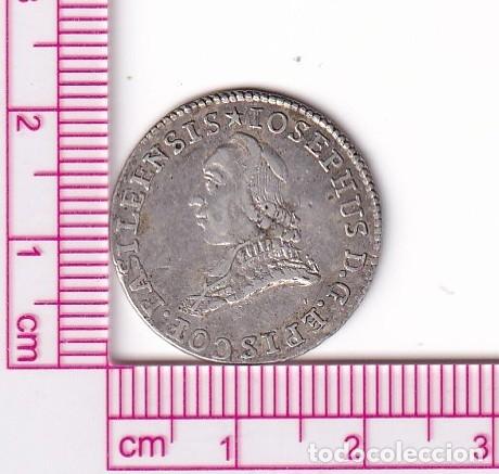 Monedas antiguas de Europa: CR4641 MONEDA SUIZA 12 KREUZER 1787 BASILEA PLATA 2,4 gr