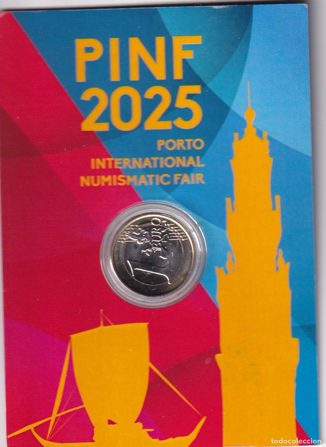 Monedas antiguas de Europa: CREXP696 CARTERA PORTUGAL 1 EUROS 2025 PINF OPORTO TIRADA 250 UND.