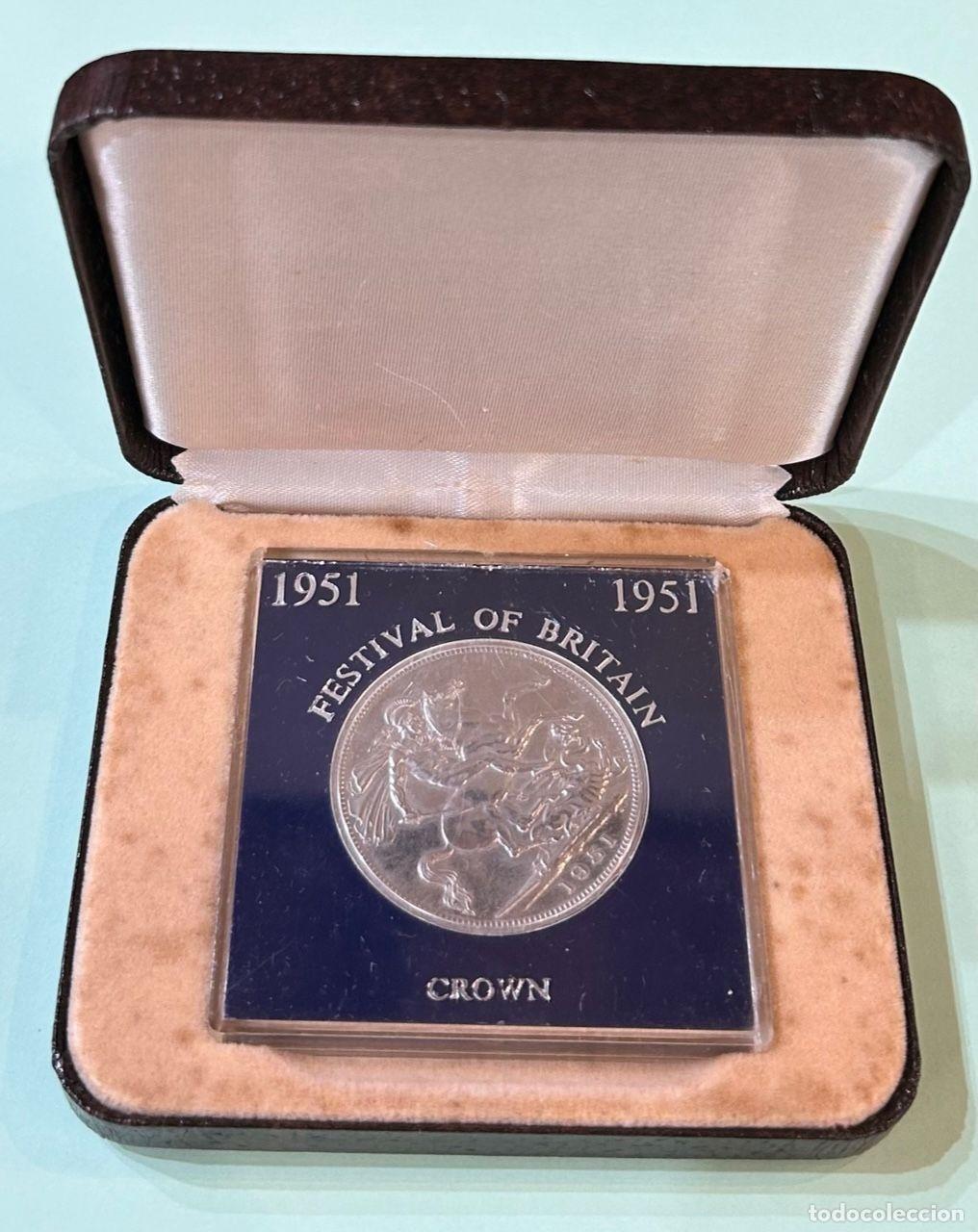 Monedas antiguas de Europa: CREXP300 MONEDA CONM FESTIVAL DE BRITANIA 28 GRAMOS CuNi NUEVA