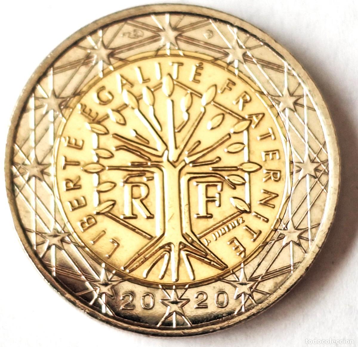 Monedas antiguas de Europa: FRANCIA - MONEDA DE 2 EUROS DEL A&Ntilde;O 2020 - MUY BIEN CONSERVADA